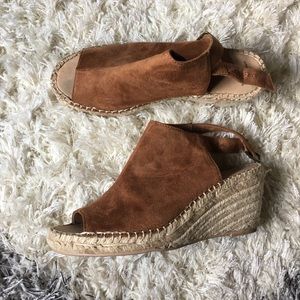 Sz 7 Gap Espadrille Wedges